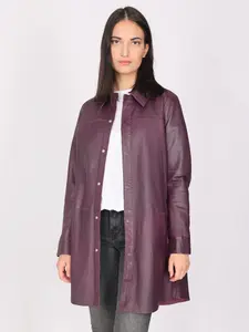 Длинная куртка Maze "42021101", цвет Plum
