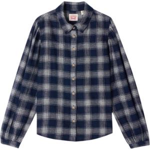Levis Женская рубашка Blue White Stripes