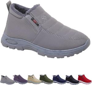 Женские зимние ботинки для снега, теплые зимние ботильоны до щиколотки с меховой подкладкой, легкие водонепроницаемые ботинки с пушистым мехом, мягкие термо-ботиночки для улицы, удобные для походов короткие ботинки Generic, Grey