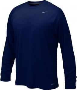 Мужская повседневная футболка Nike для новорожденных (4-8 лет), College Navy/Matte Silver