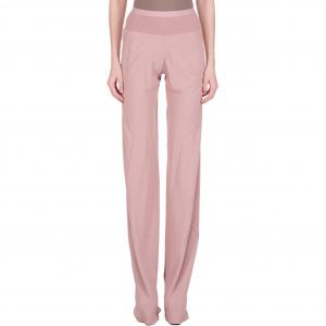 Брюки с расклешенными штанинами RICK OWENS, серо-розовые