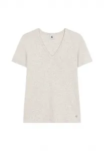 Базовая футболка l'iconique Petit Bateau, Beluga Chine