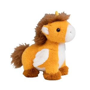 Плюшевая кукла Nico Pegasus высотой 25см/35см MLING, оранжевый