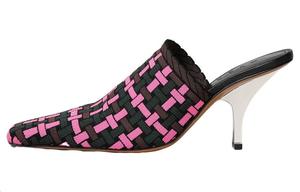 Женские закрытые тапочки на резиновой подошве разноцветные MARNI