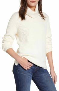 Свитер-пуловер Mercer с высоким воротом белого цвета Madewell