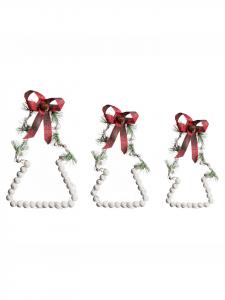 Beliani Декоративный набор из 3 светодиодных светильников KYVESI в бело-красно-зеленом цвете