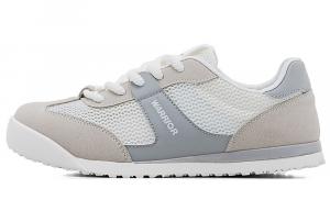 Warrior Rebound Абразивоустойчивые противоскользящие кеды низкие женские Бежевый Серый Серебристо-серый Бело-серый Светло-желтый