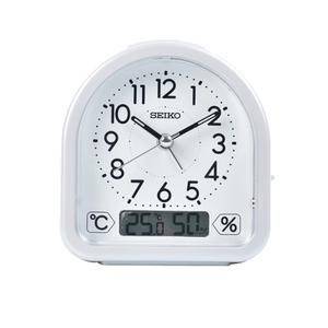 SEIKO Часы Quartz Movement Alarm Clock Unisex White QHE191W