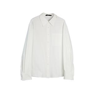 ELLE Рубашка Women's White Lapel Moderate