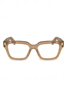 Очки в квадратной оправе Calvin Klein, коричневый