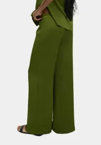 Широкие брюки с завязками на талии и складками Marks & Spencer, Fern