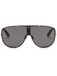 Солнцезащитные очки-пилоты Stud Philipp Plein, черный