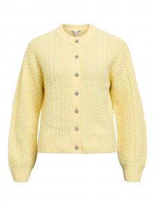 OBJECT Вязаный кардиган желтого цвета