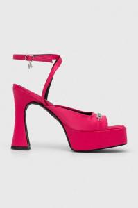 Босоножки LAZULA от Карла Лагерфельда Karl Lagerfeld, розовый