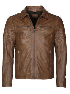 Кожаная куртка Maze, коричневый