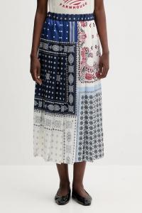 Юбка ЛУНА Weekend Max Mara, темно-синий