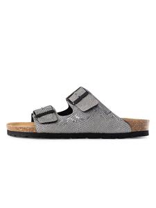 Классические слипоны Bayton Mules Atlas, цвет silver grey