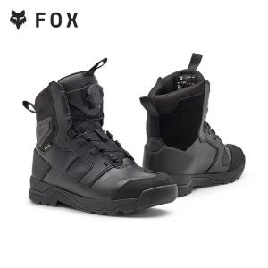 FOX Новая модель American Defend Adv спортивные внедорожные ботинки для мотоцикла с защитой D3O, цвет BOBlack, размер 42.5