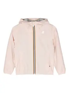 Куртка на молнии с капюшоном K-Way, розовый