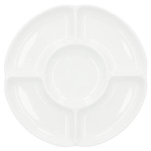 Сервировочное блюдо Homla AURO Weiß, белый - фарфор - 30 х 3 х 30 см