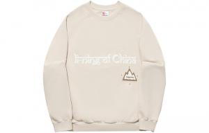Li Ning Свитшот Unisex Oat Crew Neck Moderate Regular Li-Ning, oat
