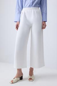 Широкие брюки Touche Prive, экрю