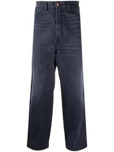 Прямые джинсы Carrot D-Franky свободного кроя Diesel, синий
