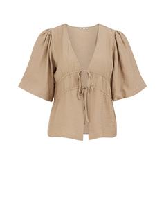 Блуза WE Fashion, кремовый