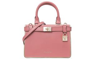 Сумка через плечо из коровьей кожи, наплечная сумка, кроссбоди обычная женская розово-розовая MICHAEL KORS