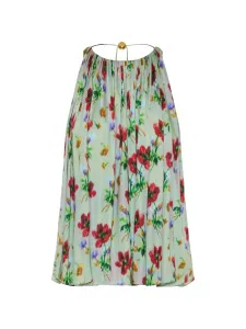 Топ с цветочным принтом LOEWE, зеленый