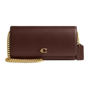 Сумка через плечо из телячьей кожи, наплечная сумка Trumpets Women's Maple COACH