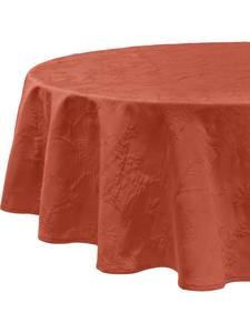 Erwin Müller Жаккардовая скатерть из смесовой хлопчатобумажной ткани Arnsberg цвета терра