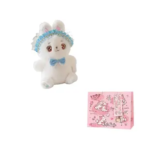 Плюшевая кукла Loli Bunny высотой 25см/35см DIAIWAI, синий