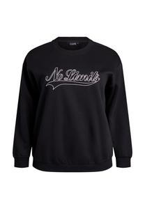 Толстовка Active by Zizzi Sweatshirt, Black Limits/Black