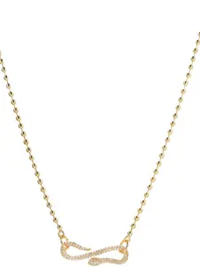 Ожерелье «Год Змеи» Crystal Haze, золотой