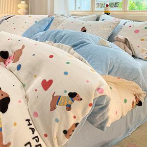 Disney Пододеяльник 200х230 см, зимний утепленный, флис Hapido High-Weight Milk Fleece