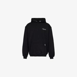 Клуб владельцев, свободный крой, толстовка из хлопчатобумажного трикотажа с карманом-кенгуру Represent, черный