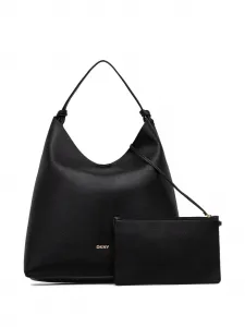 Сумка-тоут с логотипом DKNY, черный