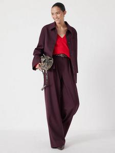 Шерстяной шакал Wool Blend HUSH, Wine Red