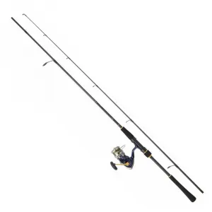 Набор для спиннинга Daiwa Crest Tsuki JB 4 X CTSB802HMHFS+CT20LT4000CJBX4DG, серебряный