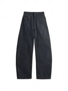 Широкие джинсы с завышенной талией LEMAIRE, синий