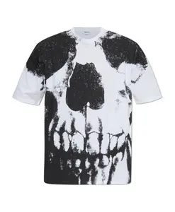 Футболка с принтом Alexander Mcqueen, белый