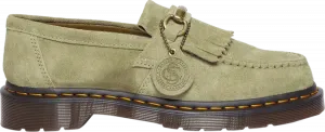 Кроссовки Adrian Snaffle Desert Oasis Suede Loafers 'Pale Olive', зеленый