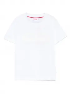 Футболка с логотипом Hugo Kids, белый