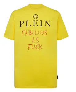 Футболка с круглым вырезом, размер S. Philipp Plein, желтый