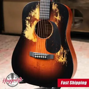 Электроакустическая гитара Martin D Jr-E StreetLegend - Burst с чехлом для переноски