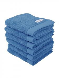 Tom Tailor Гостевые полотенца, набор из 6 штук, синего цвета