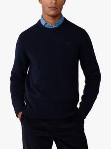 Свитер с круглым вырезом из кашемира Hackett London, Midnight Blue