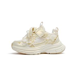 Низкие детские кроссовки для повседневной жизни PSY, бежевый/фиолетовый