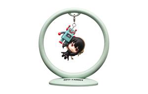 FURYU Фигурки Anya Forger & Loid Forger & Yor Forger Trapeze SPY X FAMILY Green Chibi 12 см